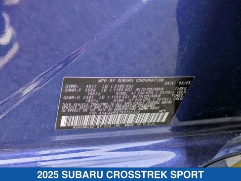 Used 2025 Subaru Crosstrek 2.5i Sport AWD/4WD image 29
