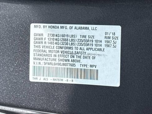 Used 2018 Honda Odyssey Elite image 45
