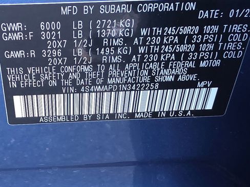 Used 2022 Subaru Ascent Limited w/ Technology Package image 38