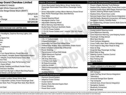 New 2026 Jeep Grand Cherokee Limited AWD/4WD image 21