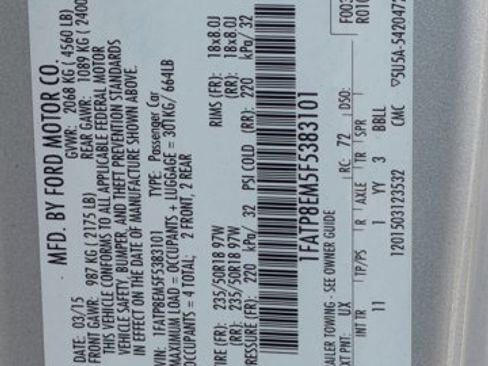 Used 2015 Ford Mustang Convertible w/ Equipment Group 051A image 26