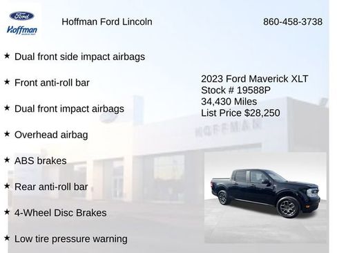 Used 2023 Ford Maverick XLT w/ Equipment Group 300A Standard AWD/4WD image 18