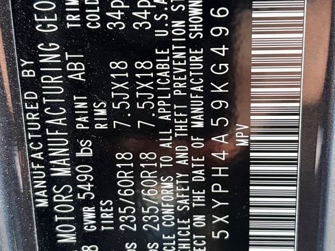 Certified 2019 Kia Sorento EX w/ EX Touring Package image 12