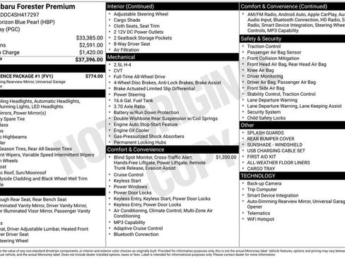 Used 2025 Subaru Forester Premium w/ Convenience Package #1 image 32