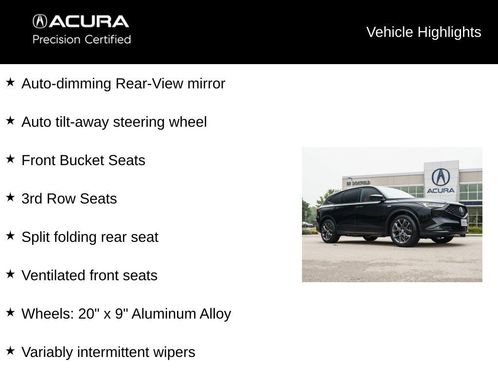 Certified 2022 Acura MDX A-Spec AWD/4WD image 21