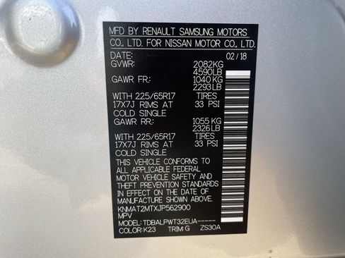 Certified 2018 Nissan Rogue S image 17