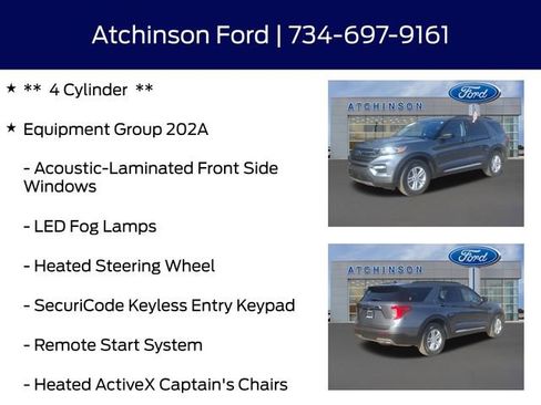 Certified 2023 Ford Explorer XLT w/ Equipment Group 202A image 12