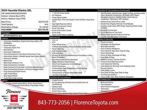 Used 2024 Hyundai Elantra SEL image 27