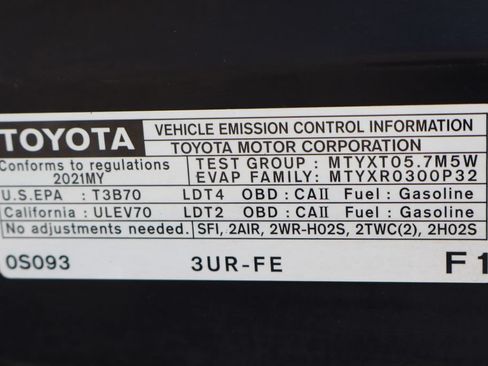 Used 2021 Toyota Tundra SR5 w/ TRD Sport Plus Package RWD image 9