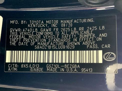 Used 2020 Lexus ES 350 w/ Premium Package image 38