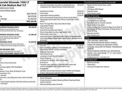 Used 2018 Chevrolet Silverado 1500 LT w/ Max Trailering Package AWD/4WD image 2