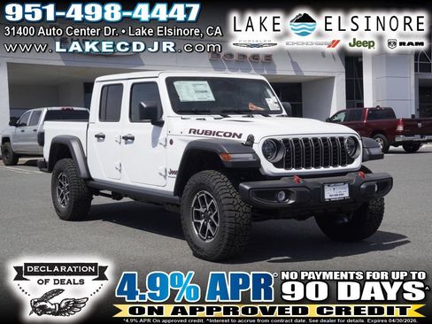 New 2026 Jeep Gladiator Rubicon w/ Steel Power Dome Hood Package image 1