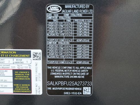 Used 2025 Land Rover Range Rover Long Wheelbase SE AWD/4WD image 64
