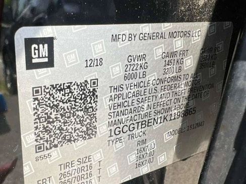 Used 2019 Chevrolet Colorado W/T w/ WT Convenience Package AWD/4WD image 28