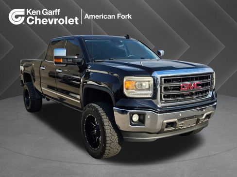 Used 2015 GMC Sierra 1500 SLT w/ SLT Crew Cab Value Package AWD/4WD image 1