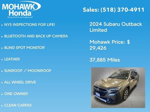 Used 2024 Subaru Outback Limited AWD/4WD image 7