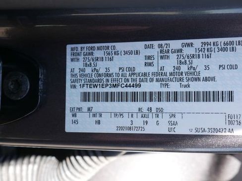 Used 2021 Ford F150 Lariat AWD/4WD image 28