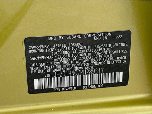 Certified 2023 Subaru Crosstrek 2.5i Limited image 30