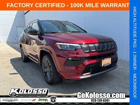 Certified 2022 Jeep Compass High Altitude AWD/4WD image 1