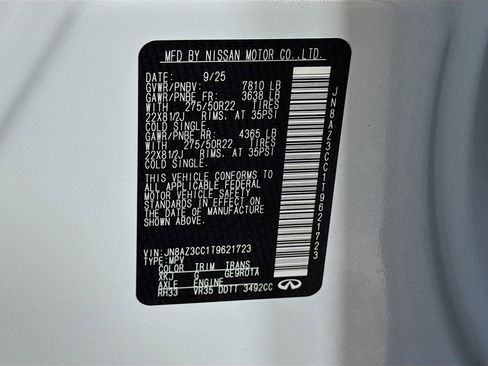 New 2026 INFINITI QX80 Autograph w/ Premium Cargo Package image 44