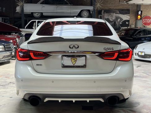 Used 2019 INFINITI Q50 Red Sport 400 w/ Sensory Package AWD/4WD image 8