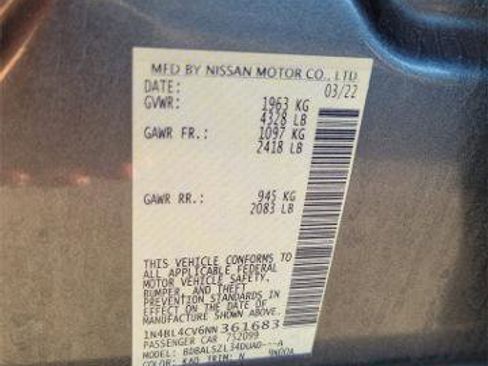 Certified 2022 Nissan Altima 2.5 SR w/ Midnight Edition Package image 22