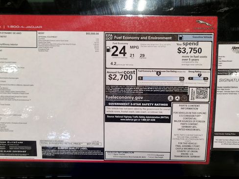 New 2024 Jaguar XF R-Dynamic SE image 21