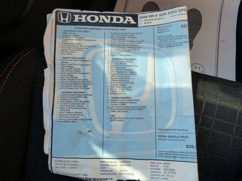 Used 2024 Honda HR-V Sport image 42