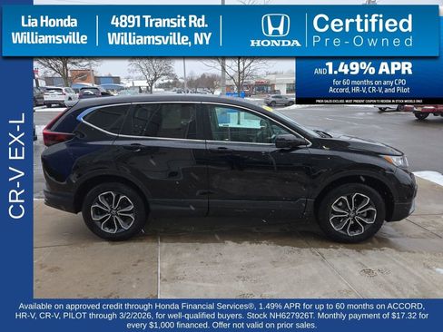 Certified 2022 Honda CR-V EX-L image 2