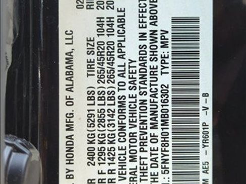 Used 2021 Honda Passport Elite image 25