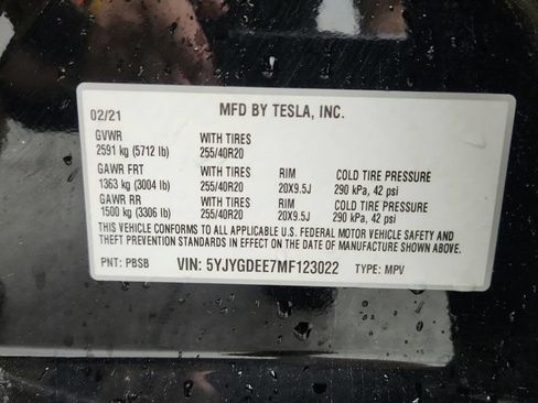 Used 2021 Tesla Model Y Long Range AWD/4WD image 23