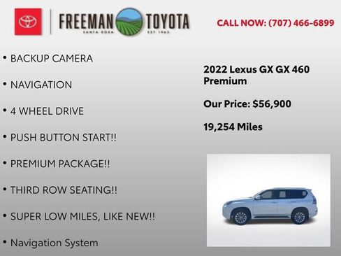 Used 2022 Lexus GX 460 Premium w/ Premium Package AWD/4WD image 10