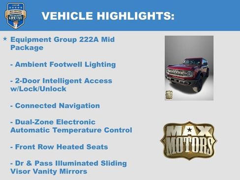 New 2025 Ford Bronco Big Bend w/ Black Diamond Package image 5