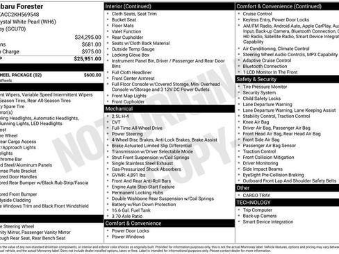 Used 2019 Subaru Forester w/ Alloy Wheel Package image 28