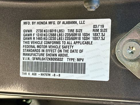 Used 2019 Honda Odyssey EX-L image 12