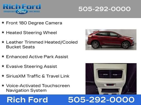 Certified 2019 Ford Edge Titanium w/ Equipment Group 301A AWD/4WD image 34