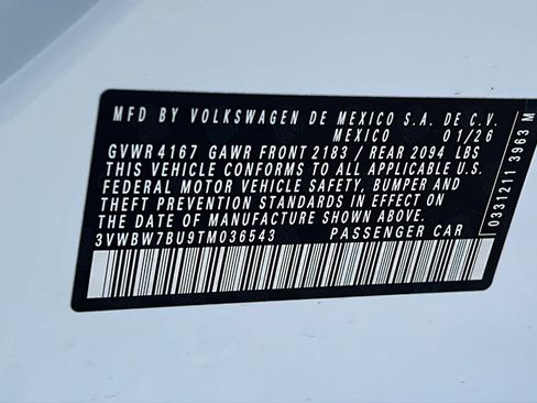 New 2026 Volkswagen Jetta Sport FWD image 30