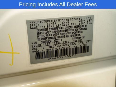 New 2026 Nissan Sentra SV w/ SV Convenience Package FWD image 19