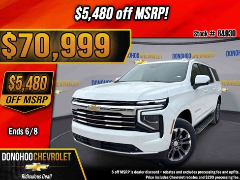 New 2026 Chevrolet Suburban LT w/ Comfort Package AWD/4WD image 1