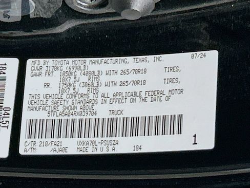 Used 2024 Toyota Tundra SR5 w/ SX Package RWD image 28