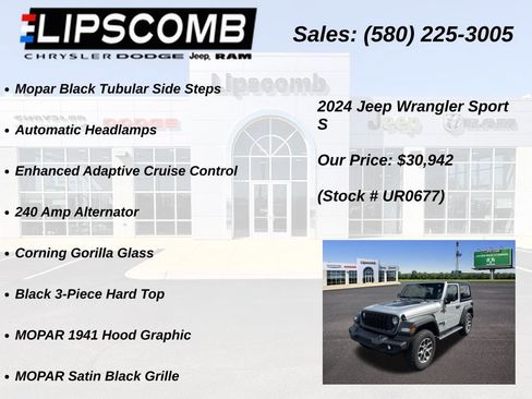 Used 2024 Jeep Wrangler Sport S image 19