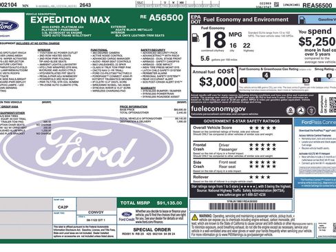 Certified 2024 Ford Expedition Max Platinum image 18