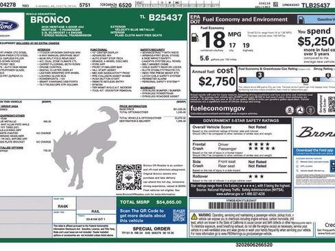 New 2026 Ford Bronco Heritage Edition AWD/4WD image 31