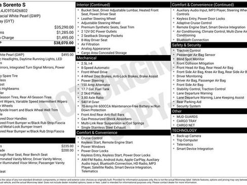 New 2026 Kia Sorento S image 22