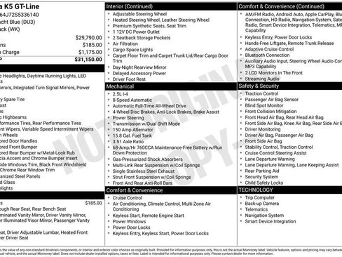 Used 2025 Kia K5 GT-Line image 2