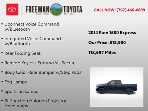 Used 2014 RAM 1500 Express w/ Black Ram 1500 Express Group image 12