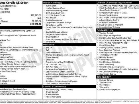 Used 2022 Toyota Corolla SE image 12