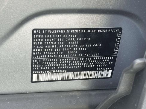 New 2026 Volkswagen Tiguan SE image 16