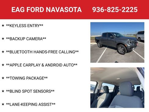 New 2025 Ford Ranger XLT w/ Chrome Accent Package image 4