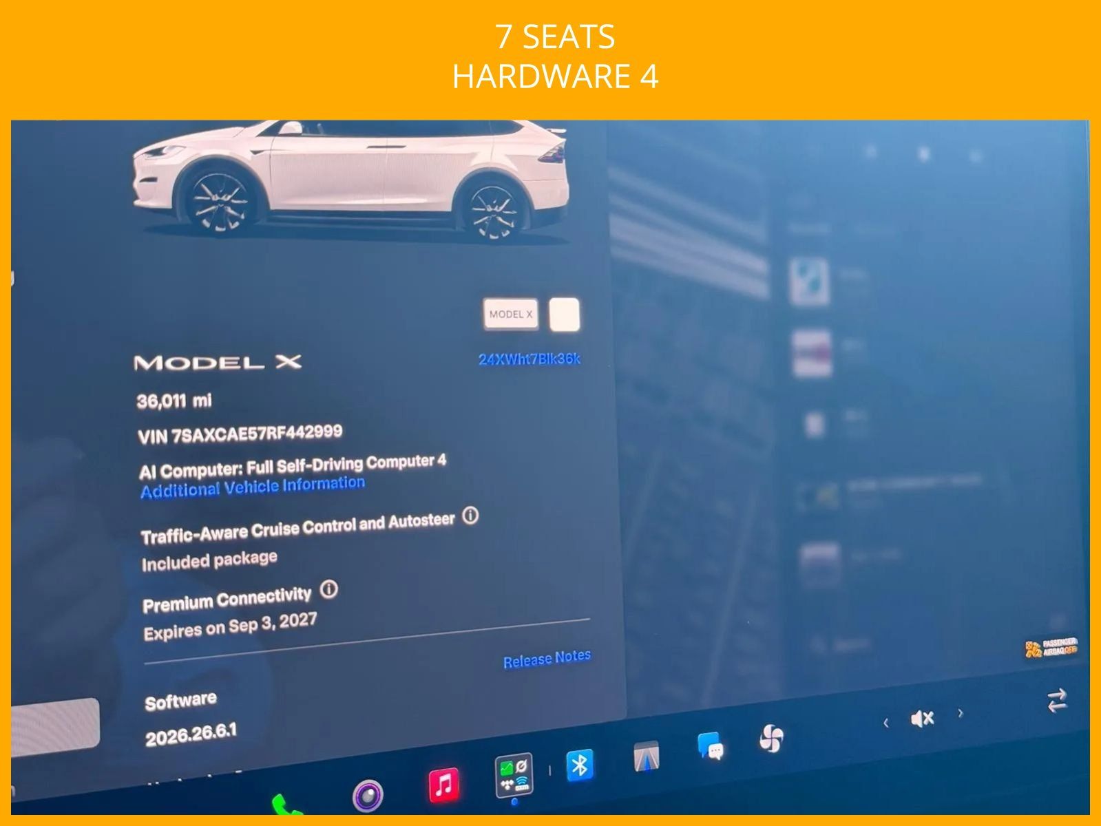 Used 2024 Tesla Model X AWD/4WD image 3